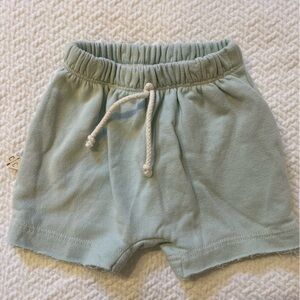 Childhood clothing sweats Kids' soft Light Blue Shorts